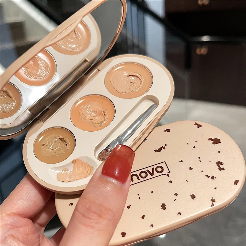 Профессиональная палитра консилеров для макияжа 3 цвета полный охват