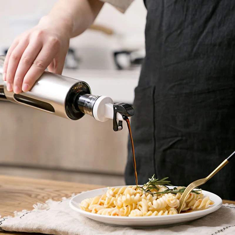 Стеклянная бутылка из нержавеющей стали для масла и уксуса|Соусники| |