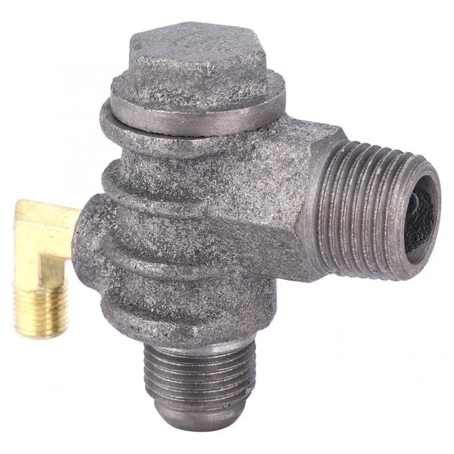 

Air Compressor Male Thread 3-Port Check Valve Cast Iron One Direct Piston Type One-way Valve Power Tool Accessorie