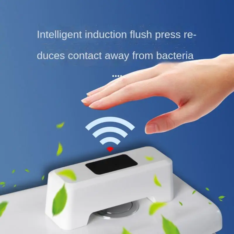 

AUBESS Automatic Toilet Flush Button Touchless Toilet Flusher External Infrared Flush KIT Smart Automation Kit Smart Toilet