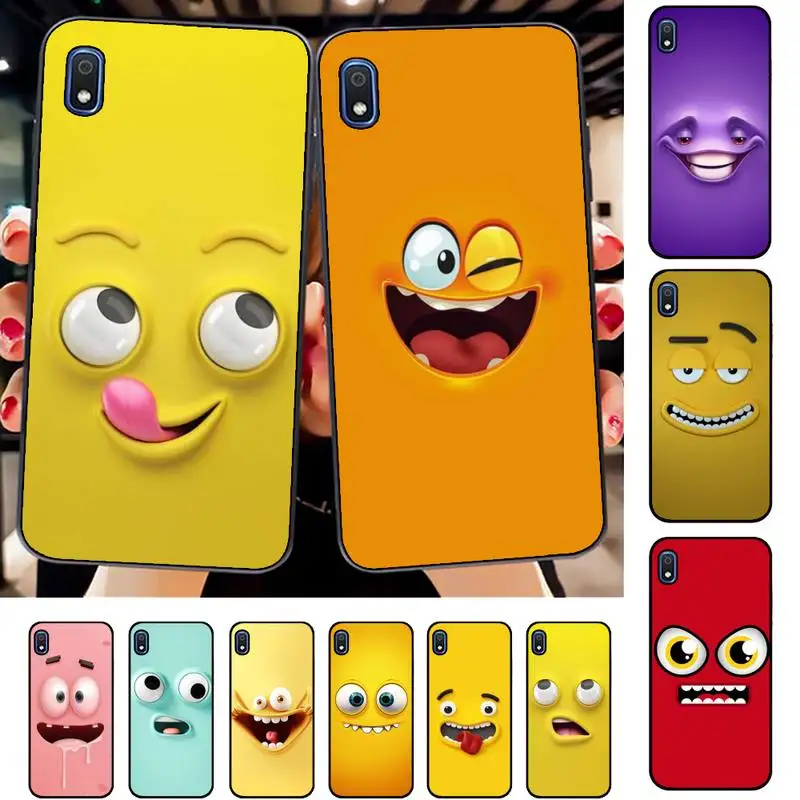 

Funny Face Expression Phone Case for Samsung A51 01 50 71 21S 70 31 40 30 10 20 S E 11 91 A7 A8 2018