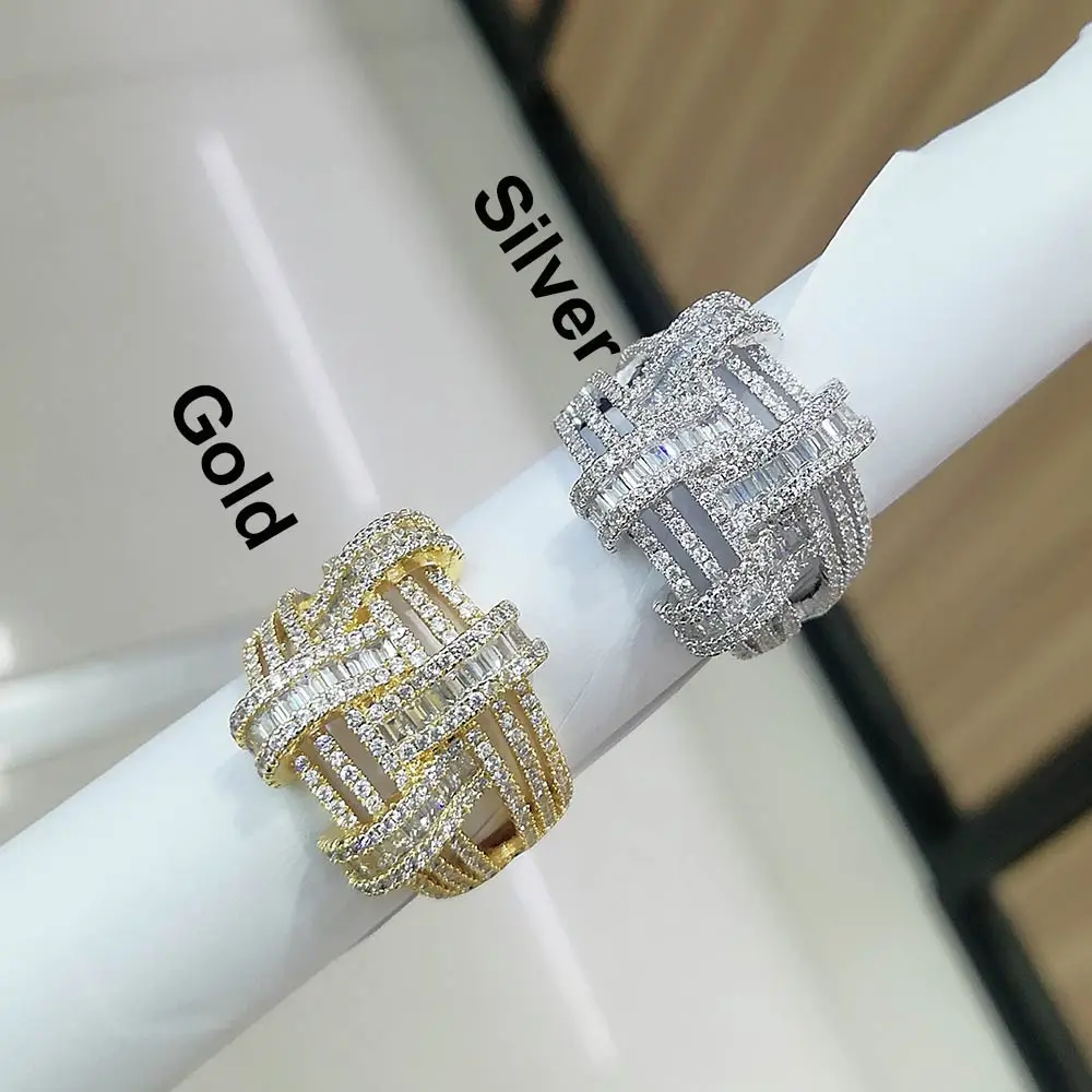 GODKI 2019 модные кольца для женщин с геометрическим крестом кубическим цирконием