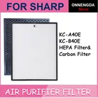 Сменный фильтр HEPA FZ-A40HFE и FZ-A40DFE для очистителей воздуха Sharp, 2 шт., KC-A40E, KC-840E, KC-A40TA, KC-A840TA, KC-C70TA, KC-A40Y