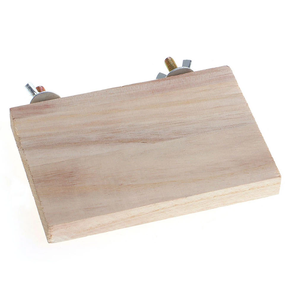 Распродажа! натуральный деревянная клетка для попугая Жердочки стойки платформы