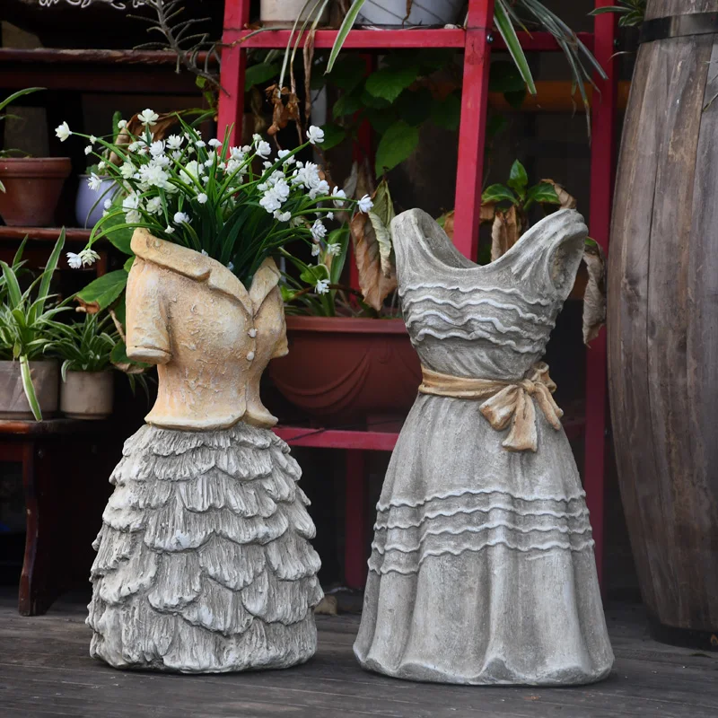 Новое платье модный креативный пасторальный уличный садовый и большой цементный