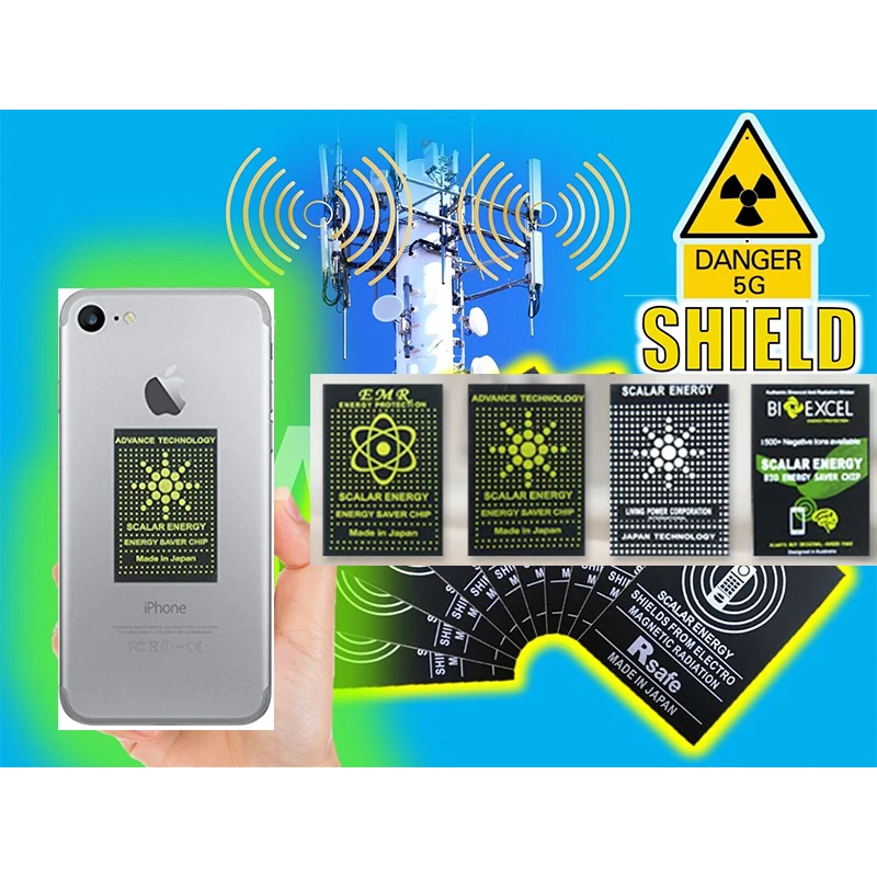 10 шт. 5G защита emf Блокировка анти излучения наклейки EMR EMP с защитой от ЭМП 5g