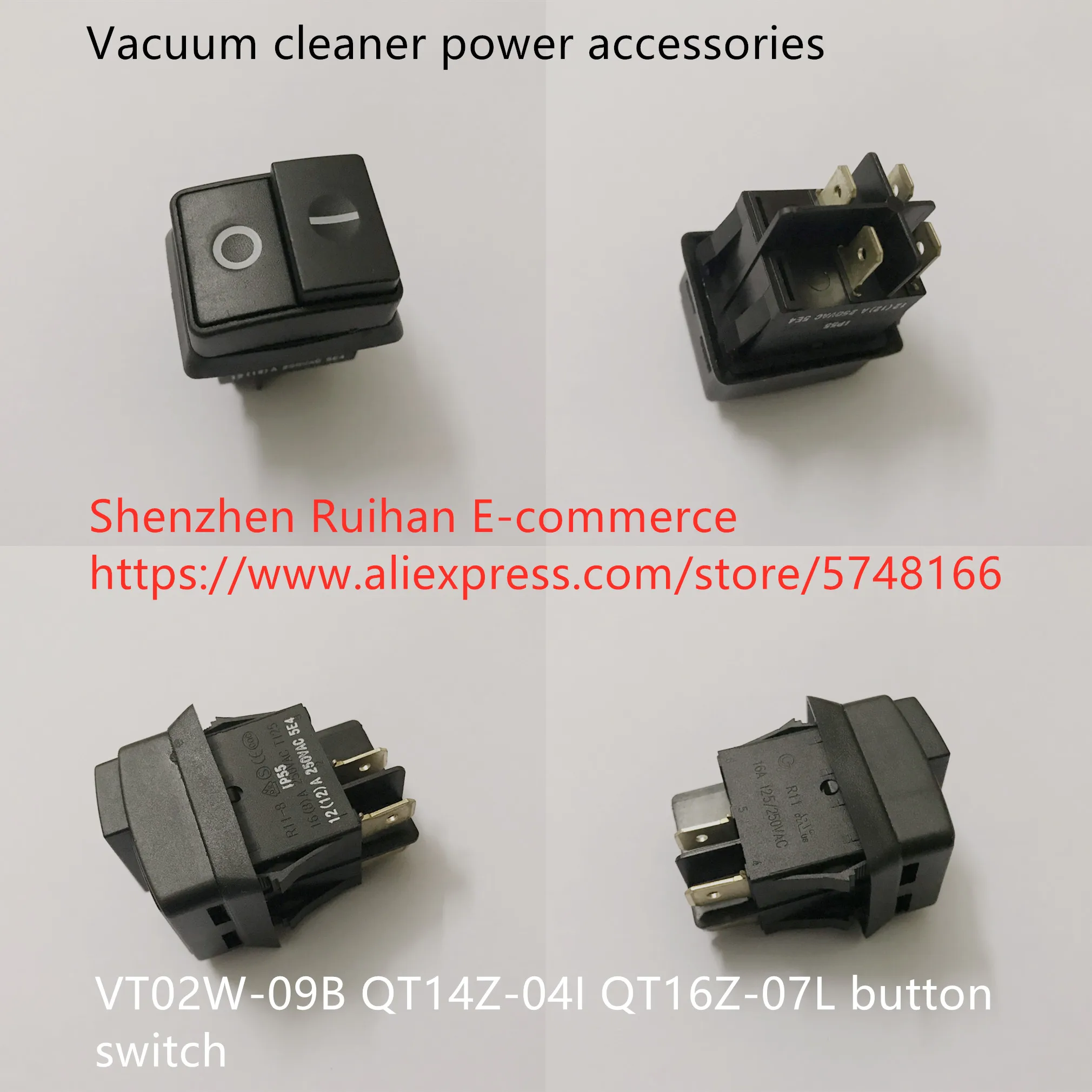Original new 100% vacuum cleaner power accessories VT02W-09B QT14Z-04I QT16Z-07L button switch | Обустройство дома