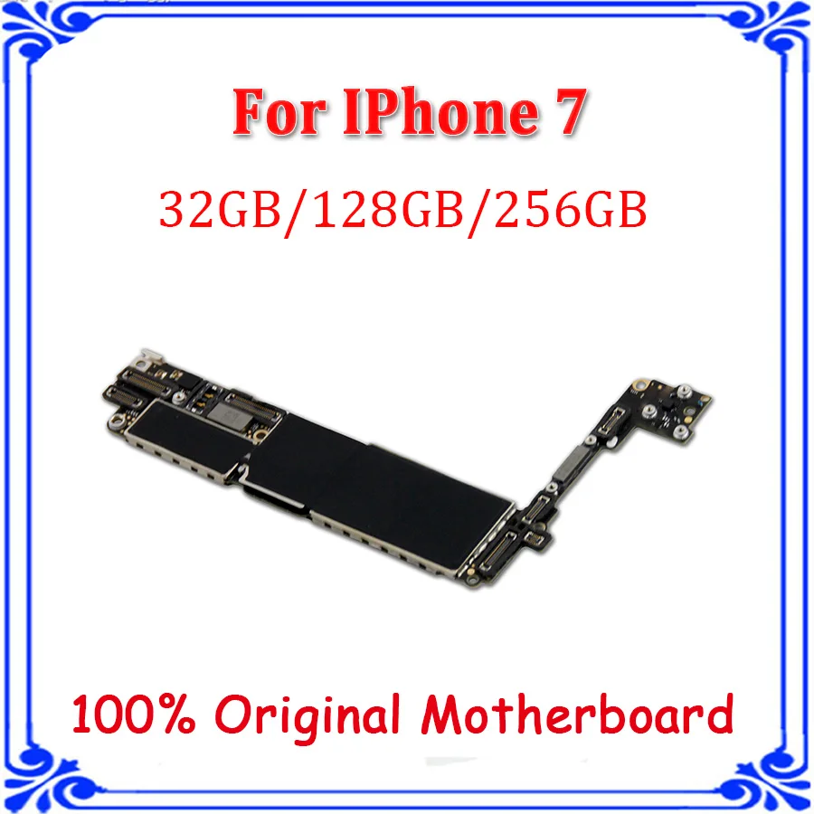 Для iphone 7 материнская плата с сенсорным ID/без Touch ID, Заводская разблокированная IOS для iphone 7 материнская плата карта задняя камера