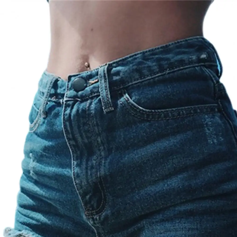 

Summer Women Shorts Solid Color Skin-friendly Sexy Women Ripped Hot Shorts Hole Party Vintage Sweatpants 2021