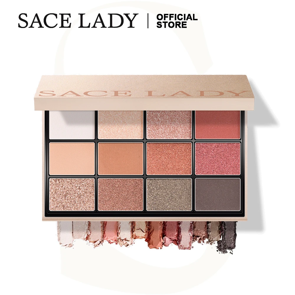 

SACE LADY Matte Eyeshadow Palette Glitter Eye Shadow Makeup Pallete Nude Shadow Make Up Pigmented Cosmetic
