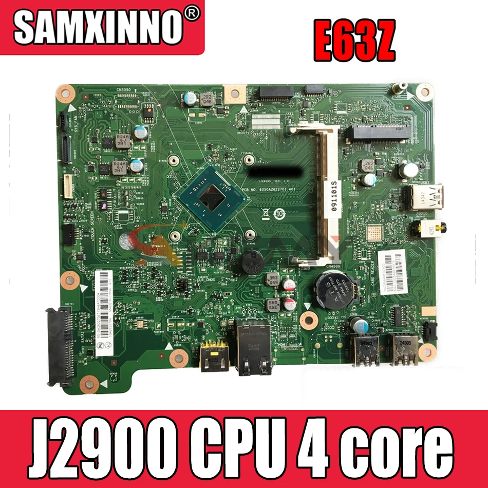 

03T7370 03T7371 motherboard for Lenovo ThinkCentre E63Z AIO motherboard SR1US and J2900 CPU 4 core 100% test work