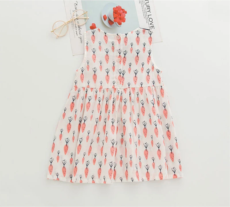 Girls vest dress summer 2020 new doll collar children princess A-line WT37 | Детская одежда и обувь