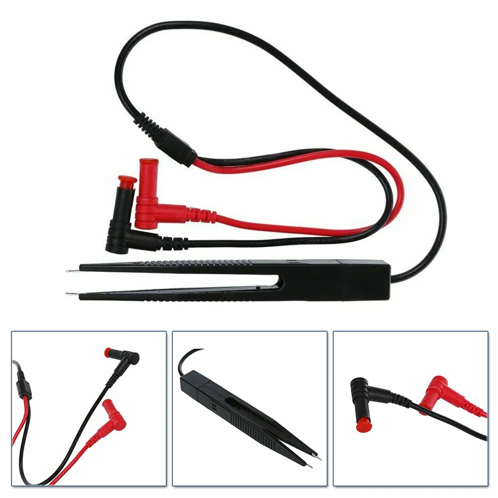 

3*SMD Chip Test Clip Meter Lead Probe Multimeter Tweezer Lead Pen Electric Tools -20 + 22db Range + -5% Accuracy