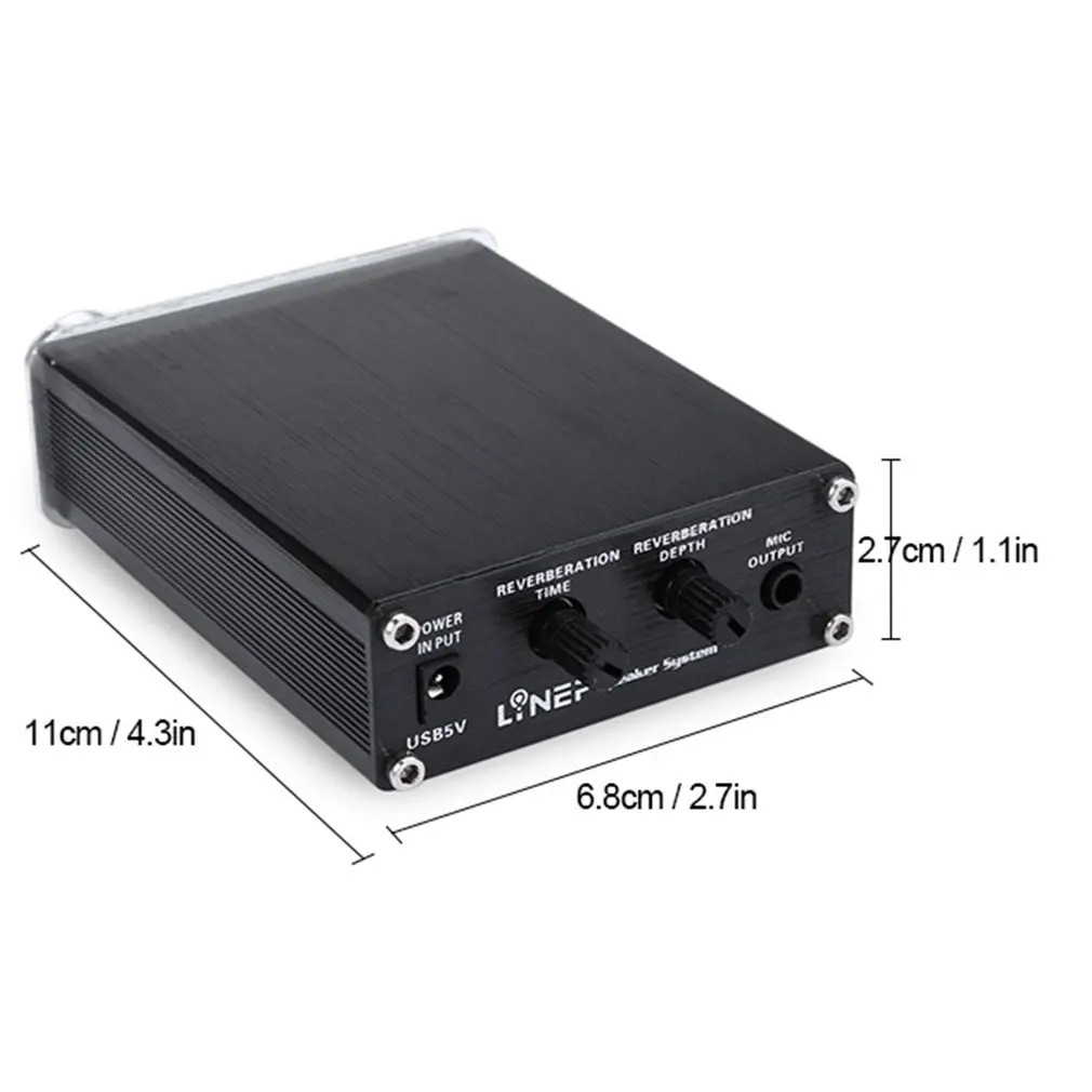 A907 микрофон усилитель звука мини аудио реверберация 2 канала для Караоке