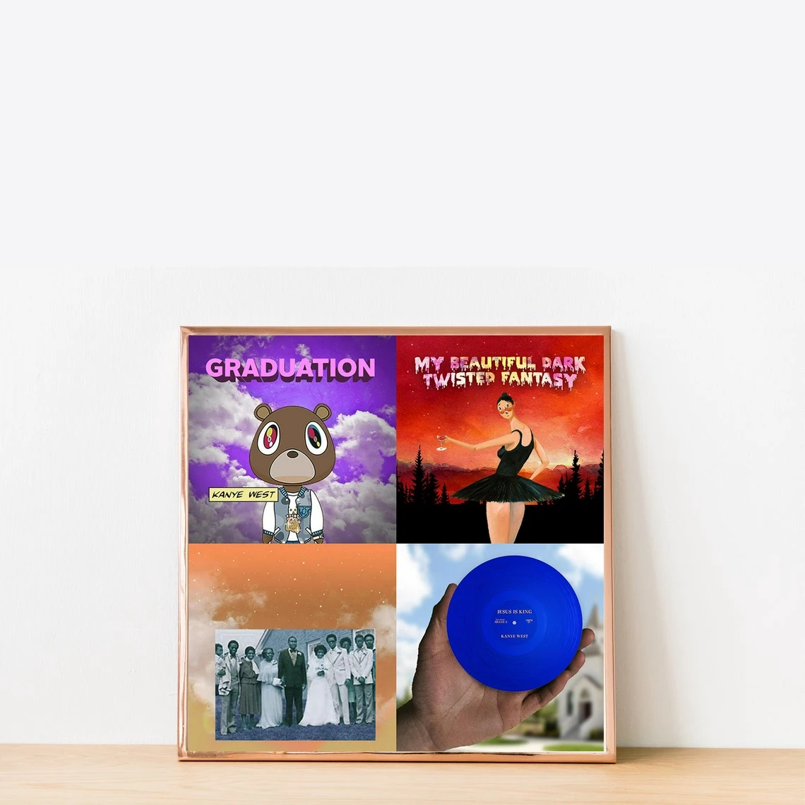 Альбом Kanye West Music Обложка холст постер рэпер поп-музыка знаменитости настенная