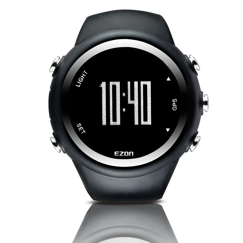 Men's GPS Timing Digital Watch Outdoor Sport Multifunction Watches Fitness Distance Speed Calories Counter Waterproof Watch