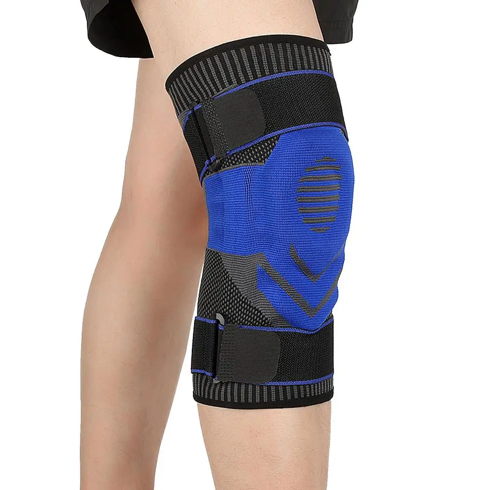 Дышащий наколенник для упражнений протектор поддержка фитнеса силиконовое