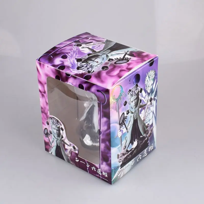 Японское аниме 13 см экшн-фигурка Shippuden Uchiha Obito Scene Q Version Hagoromo из ПВХ Коллекционная