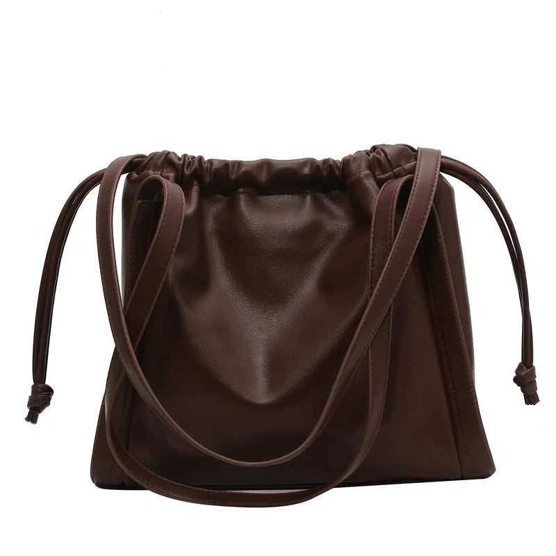 

High Capacity Soft PU Leather Shoulder Bags For Women 2021 Branded Luxury Designer Women's Tote Bags Crossbody Handbags Shopper