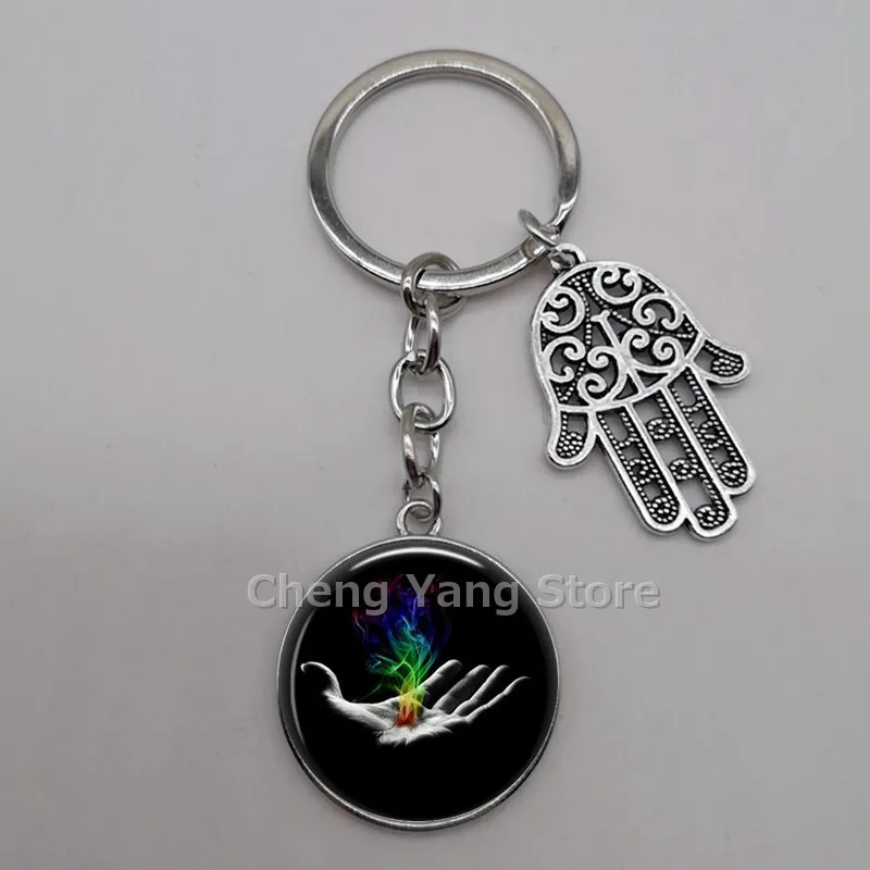 Счастливый Хамса Фатима ручная работа очаровательный амулет сумочка подвеска с пряжкой для автомобильных