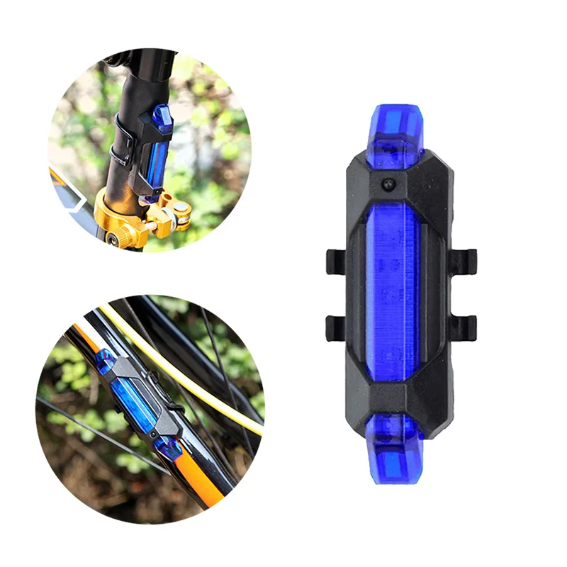 Сигнальная лампа светодиодная лента для ночной езды на велосипеде