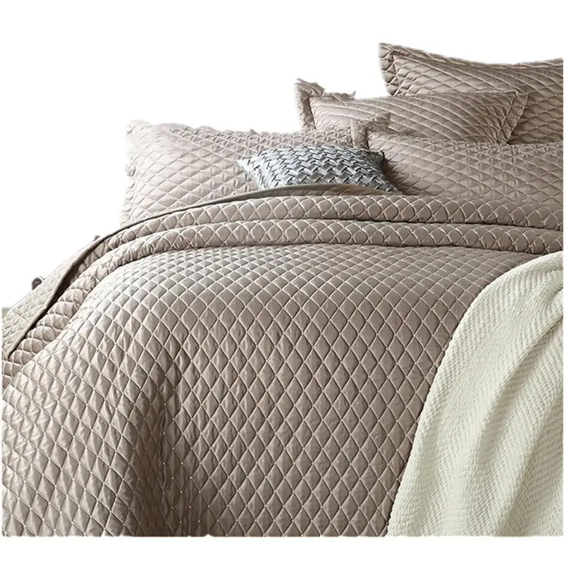 Комплект постельного белья в европейском стиле простые комплекты цвета хаки с