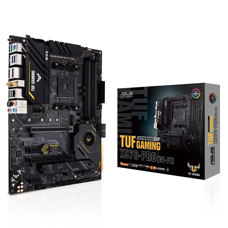 Preise ASUS TUF GAMING X570-PRO (WI-FI) Motherboard Unterstützung PCIe 4,0 Dual M.2 Wi-Fi 6 Ryzen CPU 5600X/5800X/5900X (AMD X570/Buchse AM4)