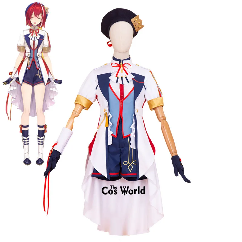 

YouTuber VTuber Virtual Hololive Ange Katrina Outfits Cosplay Costumes