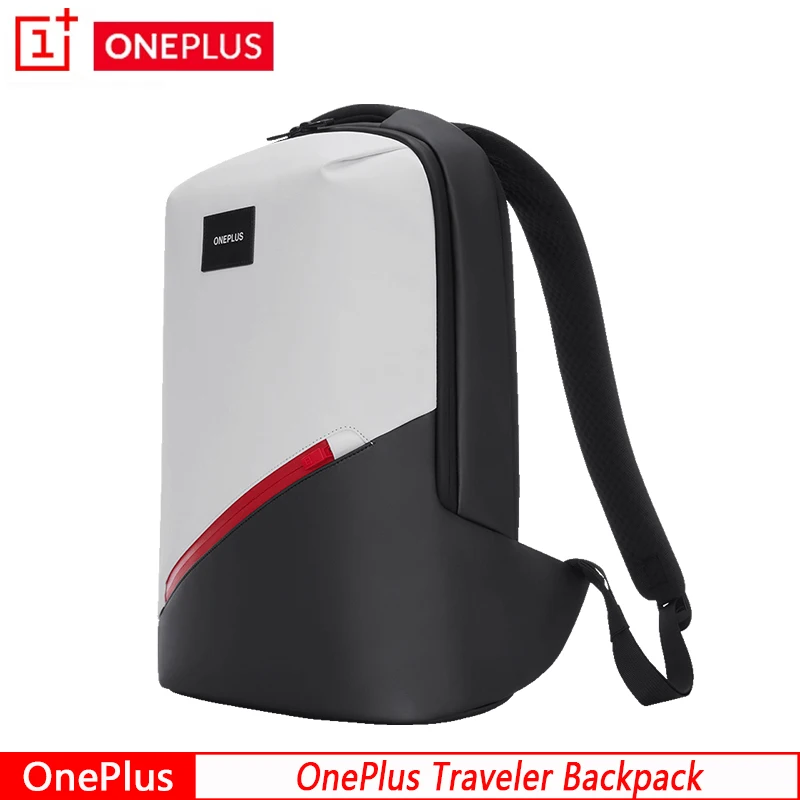 

New Original OnePlus City Traveler Backpack Charcoal Black Arctic White Simple Travel Business Leisure Computer Waterproof Bag