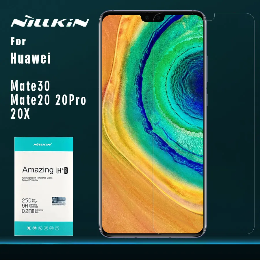 Nillkin для Huawei Mate 30 20 X Закаленное Стекло Nilkin Amazing H + Pro стекло 2.5D Защитная пленка