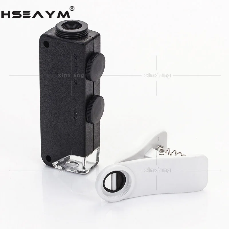 Увеличительное стекло с зажимом для сотового телефона увеличительное