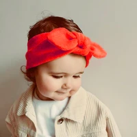 velvet bow baby headband soft elastic baby girls kids hairband turban for newborn headwrap for infant kawaii hair accessories