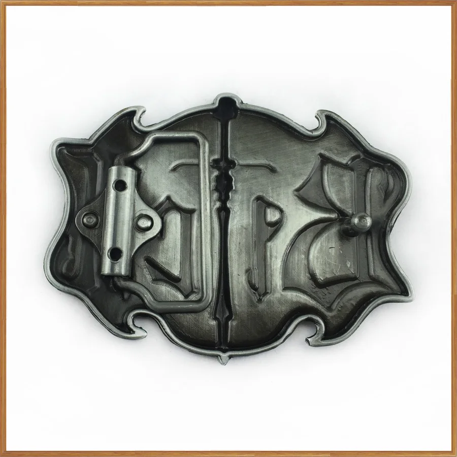 BuckleClub Ретро стиль цинковый сплав крест Череп джинсы подарок ковбойский ремень