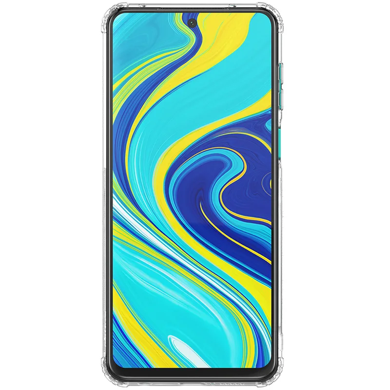 Прозрачный чехол Nillkin для Xiaomi прозрачный из ТПУ с подушкой безопасности Note 9 Pro Max