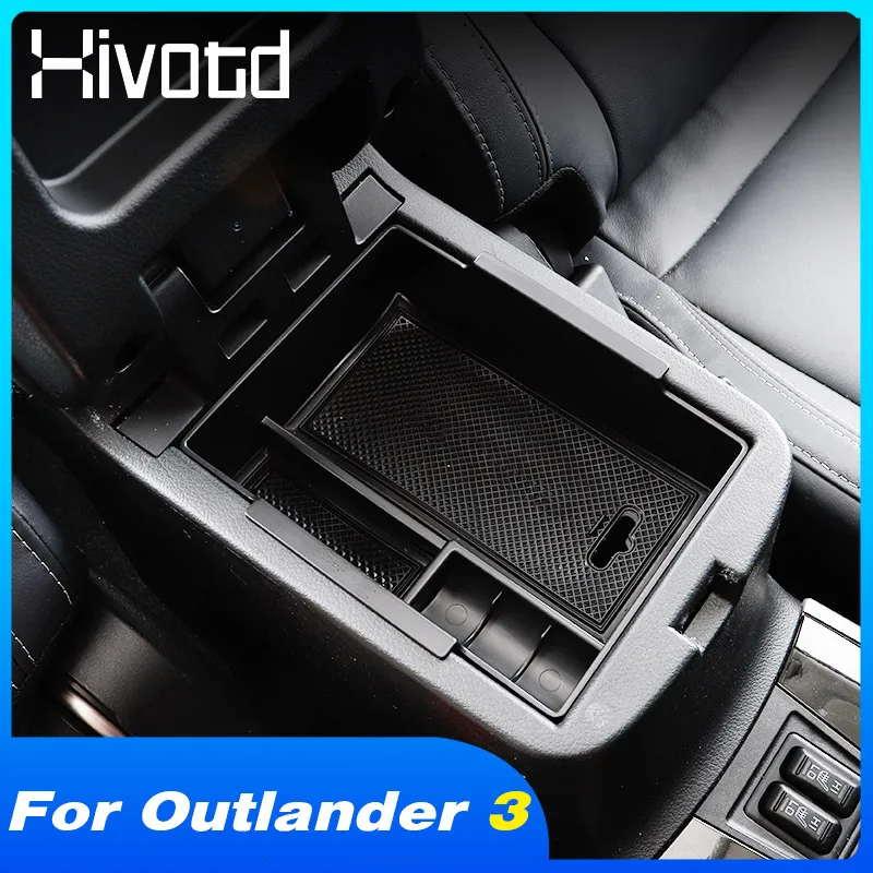 Hivotd автомобильный центральный подлокотник ящик для хранения держатель очков