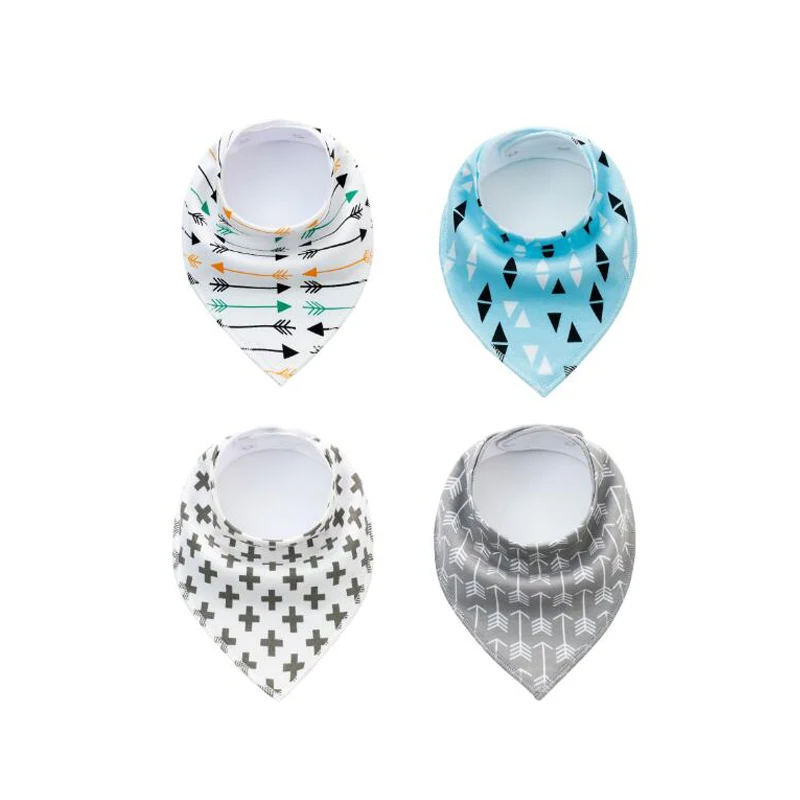 4 шт./стандартная бандана для собак нагрудник шарф хлопковые мягкие Аксессуары