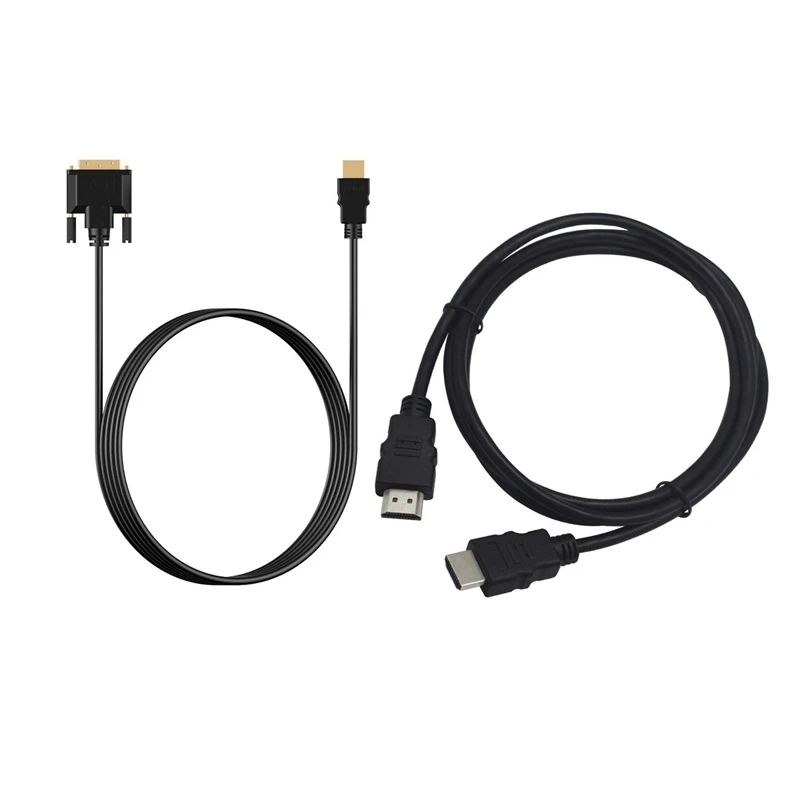 1 шт. HDMI к DVI D видео кабель адаптер Мужской 1080P для ЖК и светодиодный мониторов с