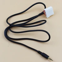 larbll diy car styling 3 5mm aux in audio cd interface male adapter cable for mazda 2 3 5 6 mx 5 2006 2013