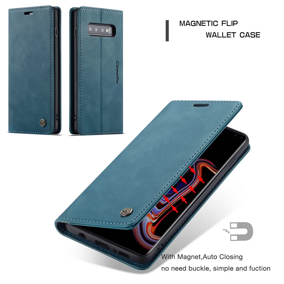 Роскошный стильный чехол для телефона samsung S8 S9 S10 Plus S10E чехол с отделением для Карт Подставка для samsung A50 A70 M10 M20 чехол