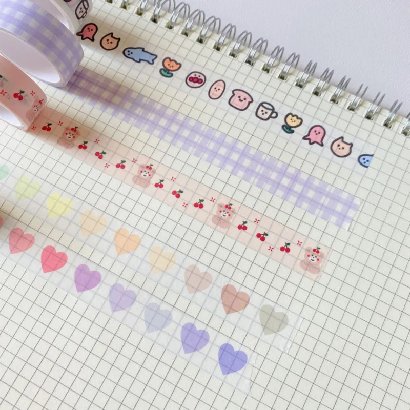 Милый мультяшный медведь вишня милая Васи лента 3 м корейский стиль Ins цветная