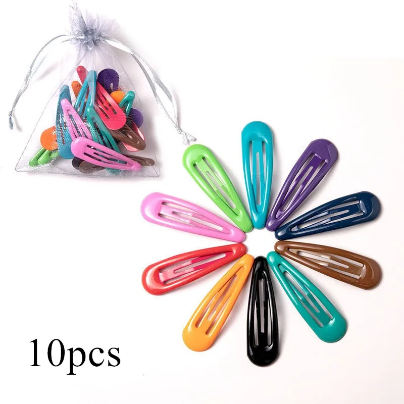 Dark Color 10pcs 10/20 Вт, 30 Вт, для выведения токсинов, 40 шт = 1 комплект мода висячие серьги Заколки для волос разноцветный яркие заколки для волос аксессуары для волос для девочки симпатичная заколка для волос Головные уборы с мешок пряжи - Цвет: Dark Color 10pcs