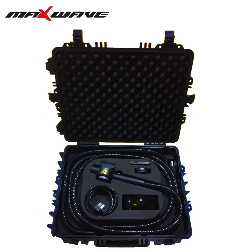 100 Вт лазерная машина для удаления ржавчины и поверхности масляной живописи -