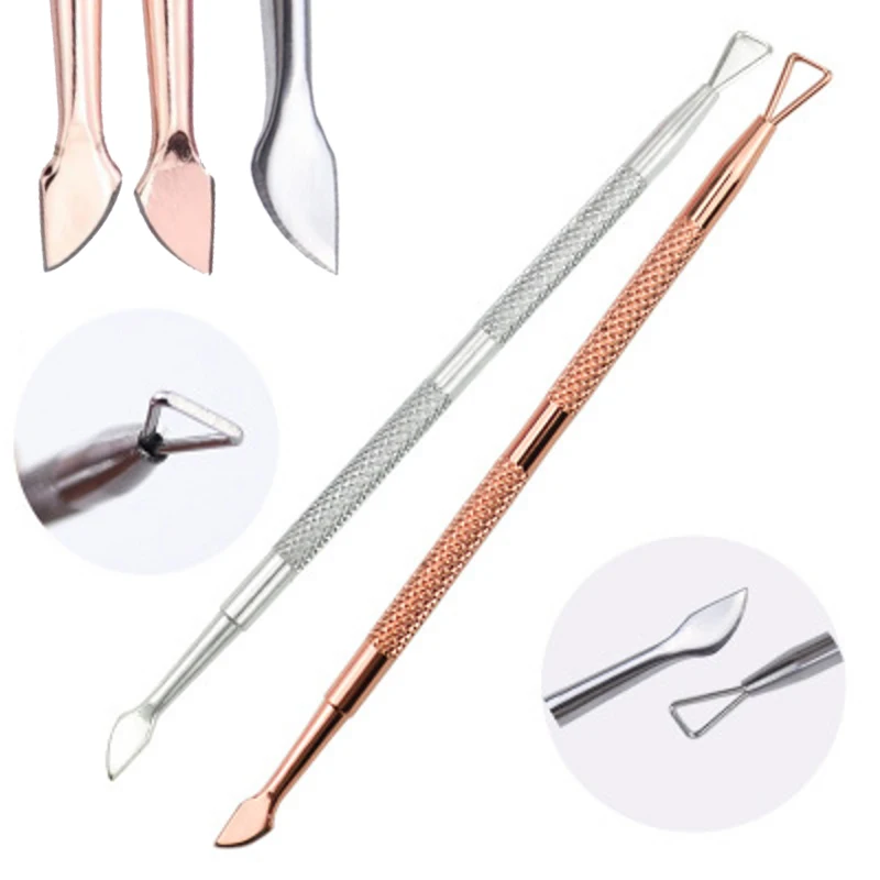 Двухголовый лак для ногтей из нержавеющей стали удаления УФ геля моющее средство