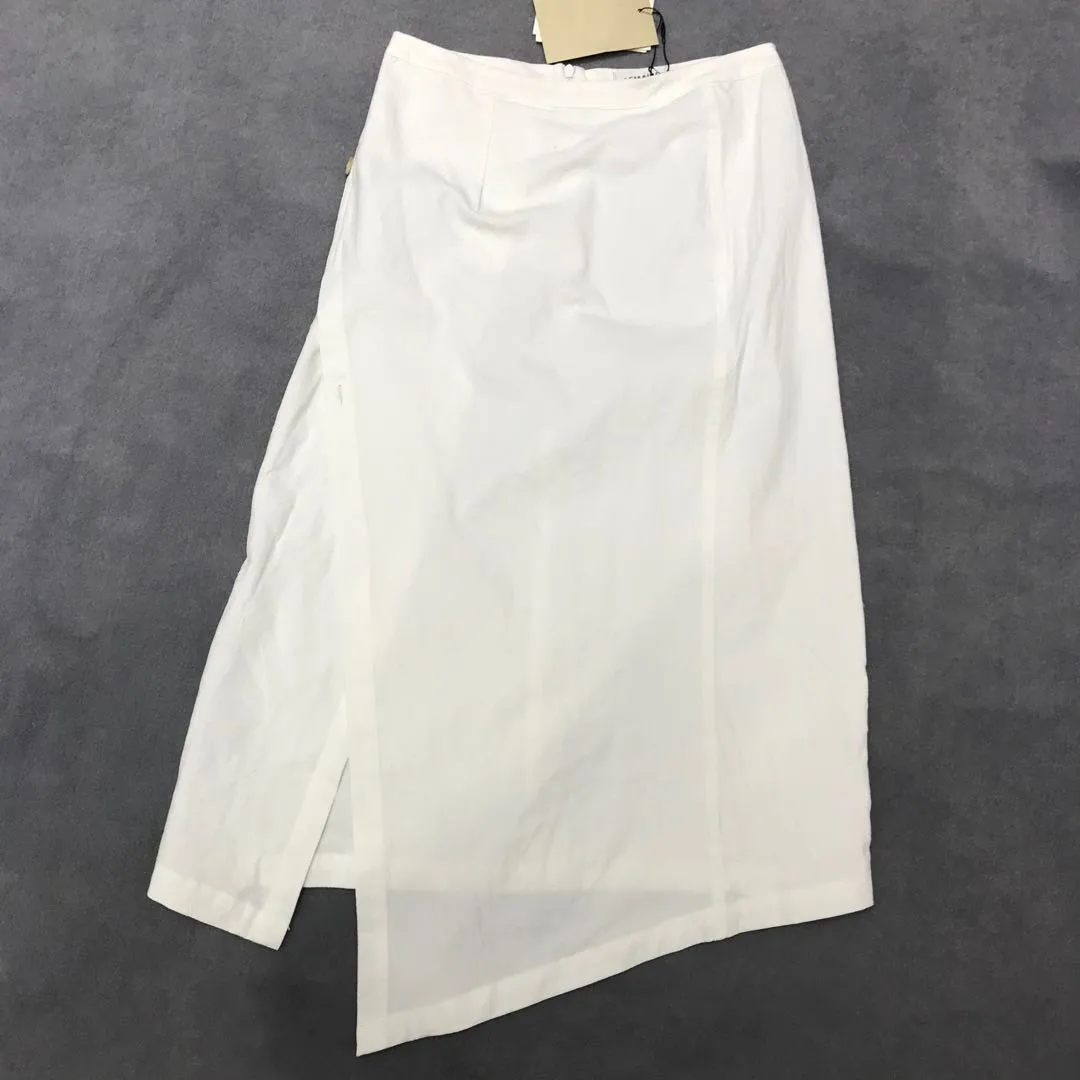 Женская юбка темно-карточка/белая/черная льняная хлопковая цельная триколор |