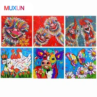 diamond painting color chicken ostrich butterfly picture full diamond mosaic rhinestone embroidery watercolor decoration ep047