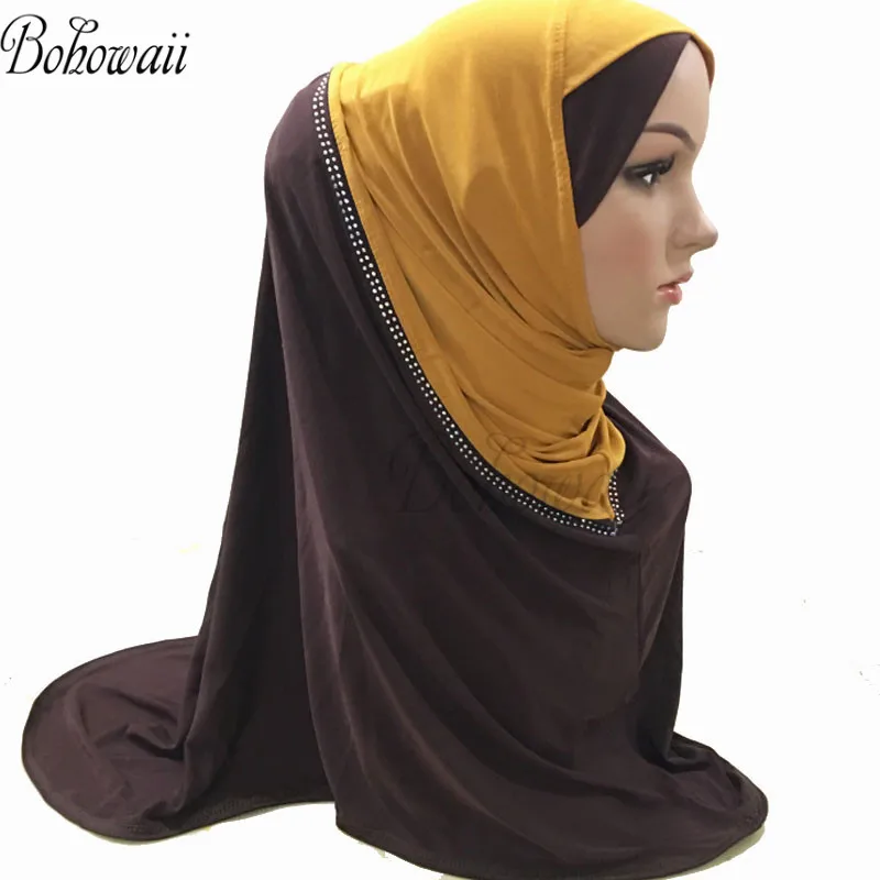 Женский хиджаб BOHOWAII шарф из Саудовской Аравии Индии мусульманский модный