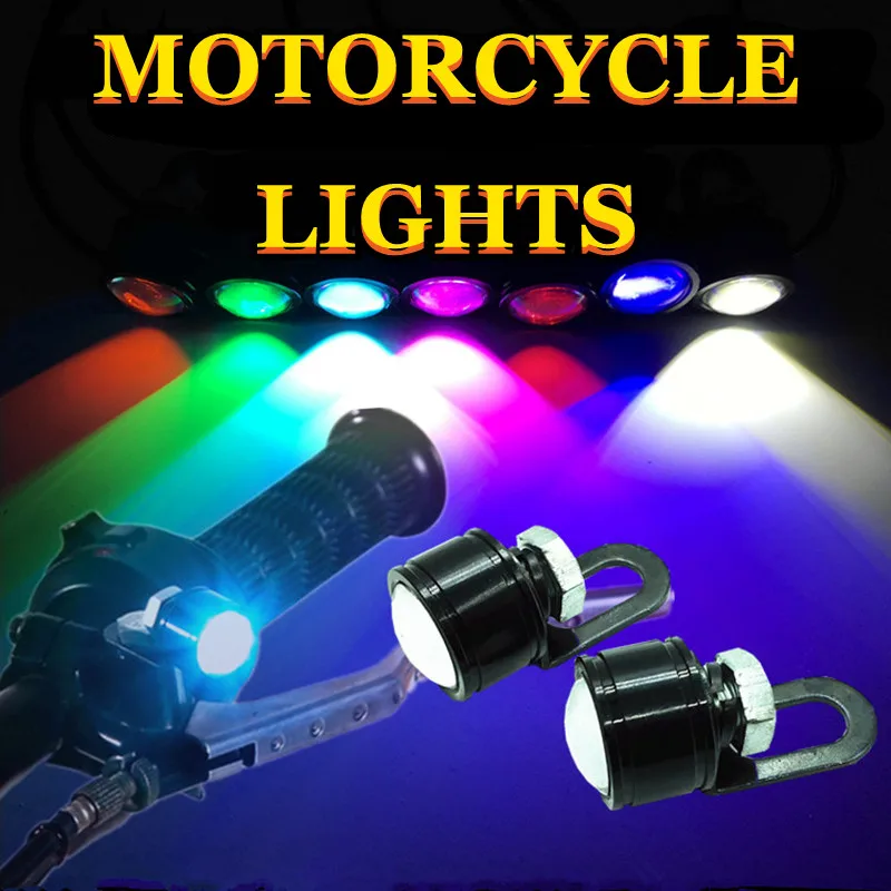 Фары для мотоцикла светодиодный руль орлиный глаз прожектор зеркало