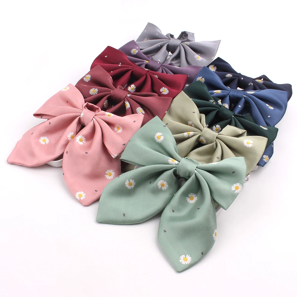 Новинка галстук-бабочка с узором Dasiy повседневный для женщин форма-бабочка