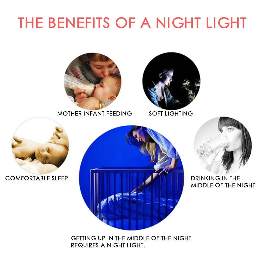 Красочные светодиодные ночные светильники в форме мультяшной лисы для детской