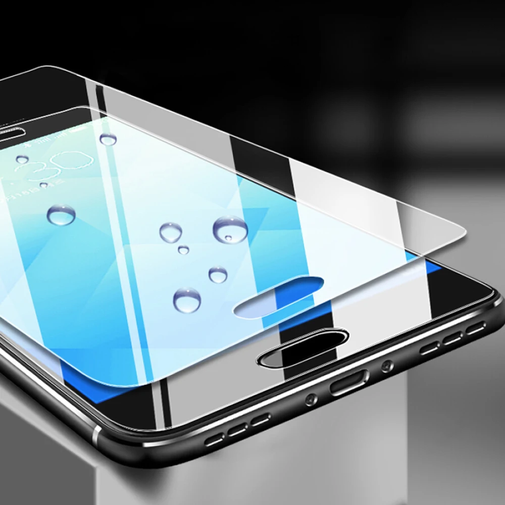 2 шт. Защитная стеклянная пленка для meizu pro 7 plus полное покрытие экрана телефона